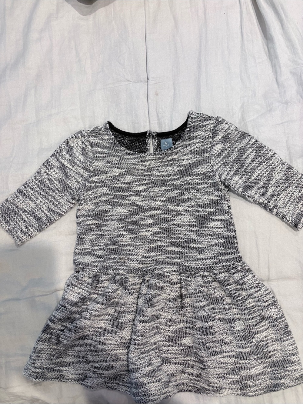 GAP Gray Marled Knit Dress